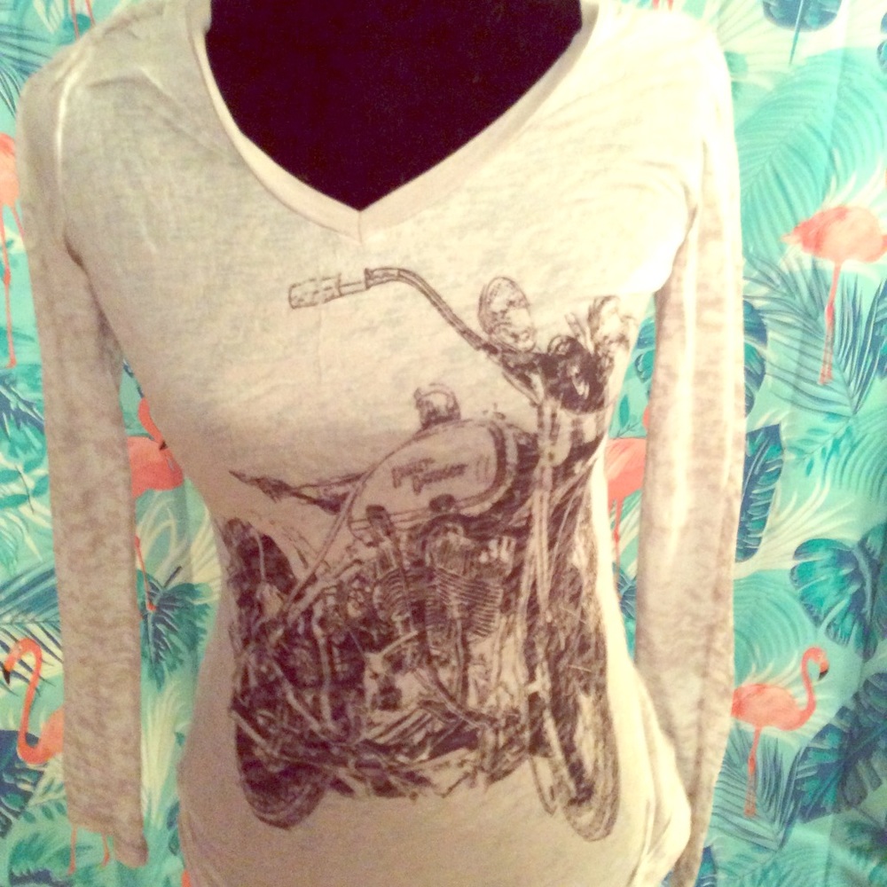 V neck, Harley Davidson